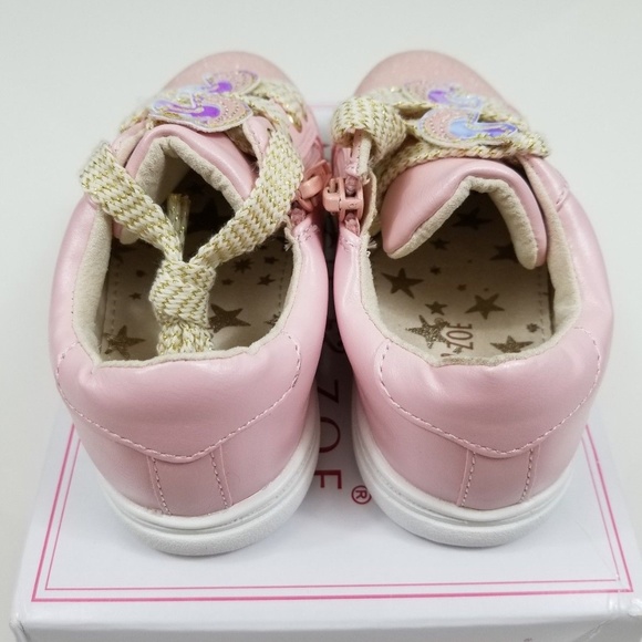 Maggie and Zoe Unicorn Pink Glitter Shoe - Picture 4 of 5